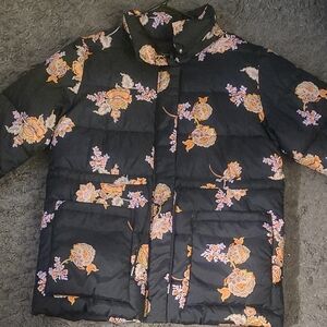Floral Puffer Jacket